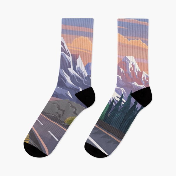 Item preview, Road Leading Natural Mountain Landscape designed and sold by JTS STORE.