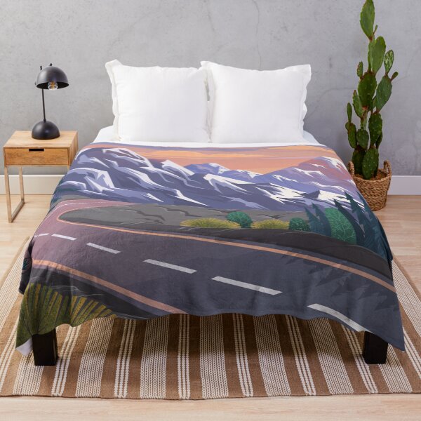 Item preview, Road Leading Natural Mountain Landscape designed and sold by JTS STORE.