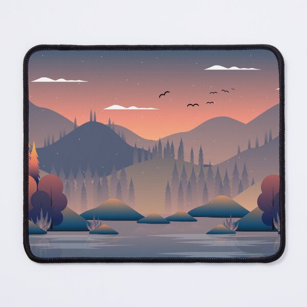 Item preview, Scenery Autumn Forest With Mountain Landscape designed and sold by JTS STORE.