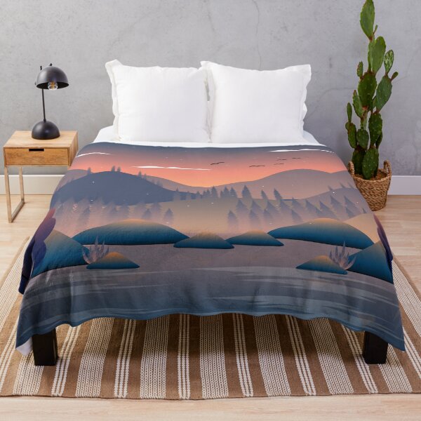 Item preview, Scenery Autumn Forest With Mountain Landscape designed and sold by JTS STORE.