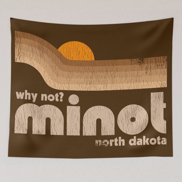 Item preview, Why Not? Minot, North Dakota Retro Travel designed and sold by ourkid.