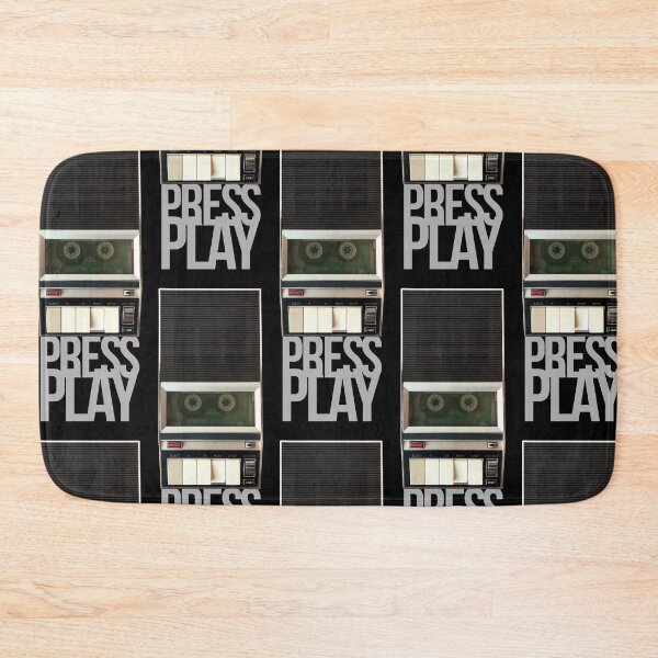 Item preview, Vintage and Retro Cassette Tape Recorder - Press Play designed and sold by AlohaHound.