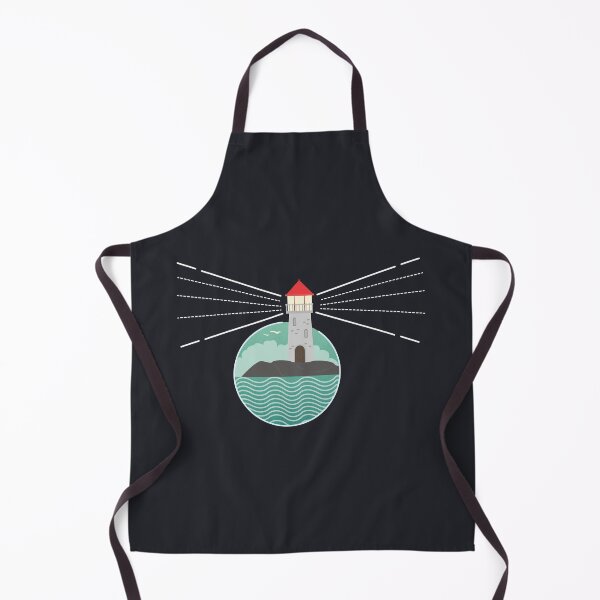 Item preview, Lighthouse illustration with dark background designed and sold by kelnan.