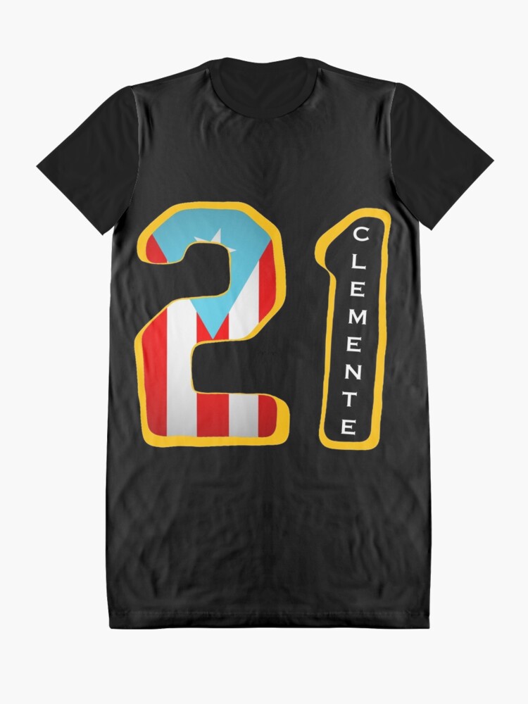 Roberto Clemente 21 PR Flag Active T-Shirt for Sale by SoLunAgua .