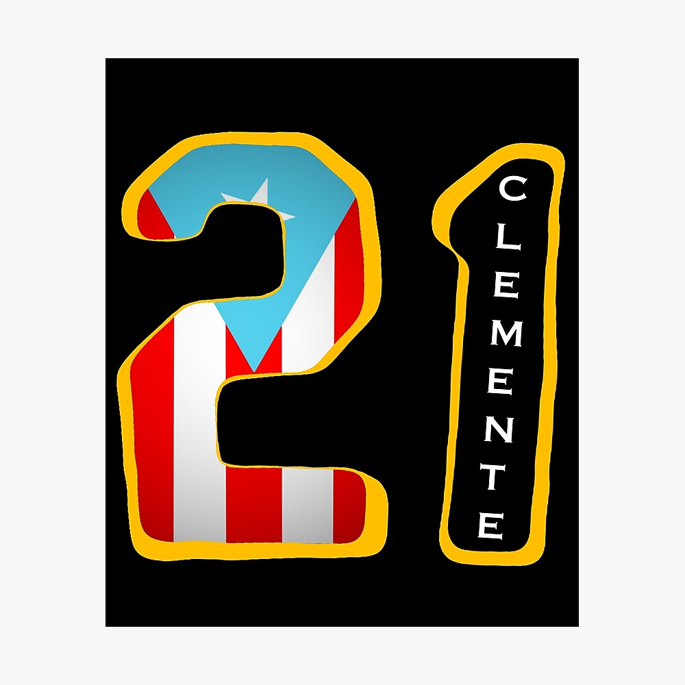 Clemente 21 Sticker for Sale by jortan1
