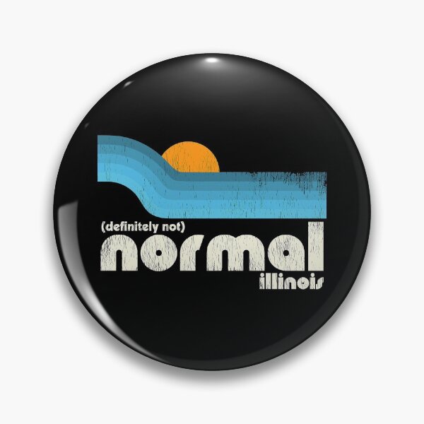 Item preview, (Definitely Not) Normal, Illinois Retro Travel designed and sold by ourkid.
