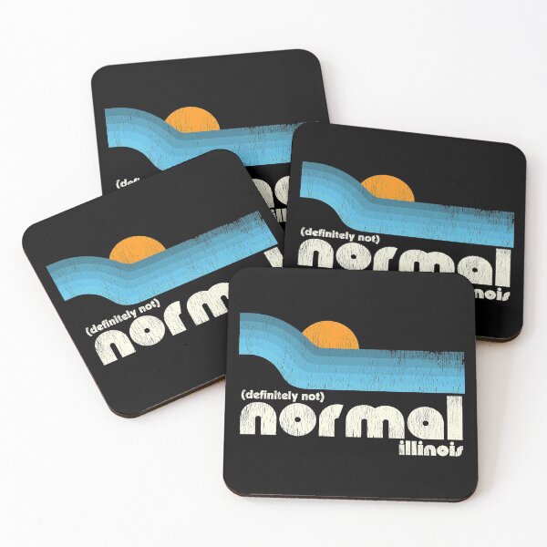 Item preview, (Definitely Not) Normal, Illinois Retro Travel designed and sold by ourkid.