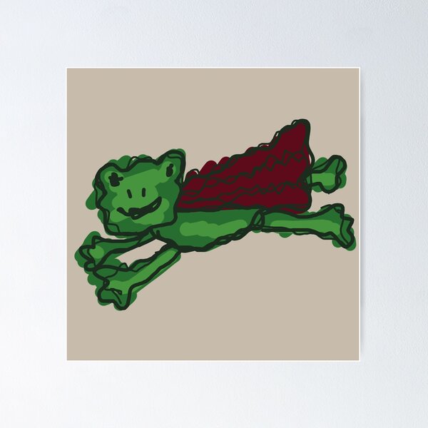 Item preview, Cute Frog Art designed and sold by OneginaEvgenia.