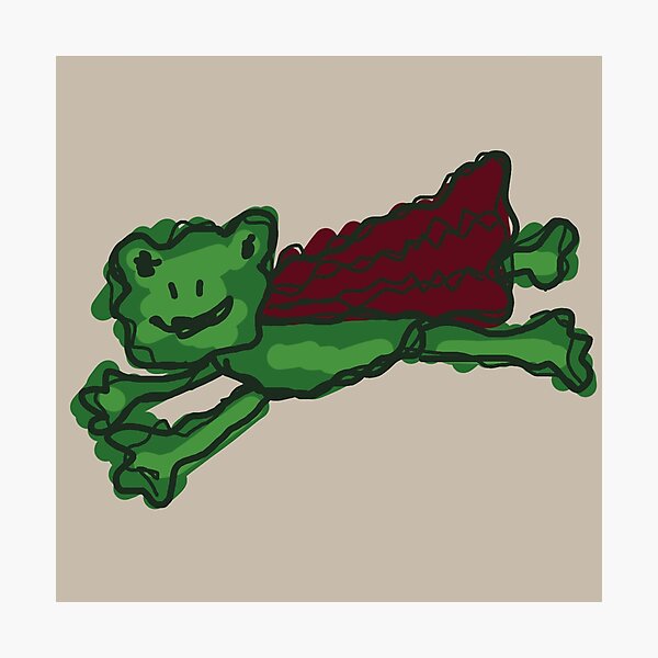Item preview, Cute Frog Art designed and sold by OneginaEvgenia.