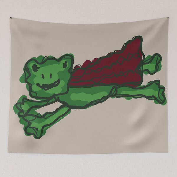 Item preview, Cute Frog Art designed and sold by OneginaEvgenia.
