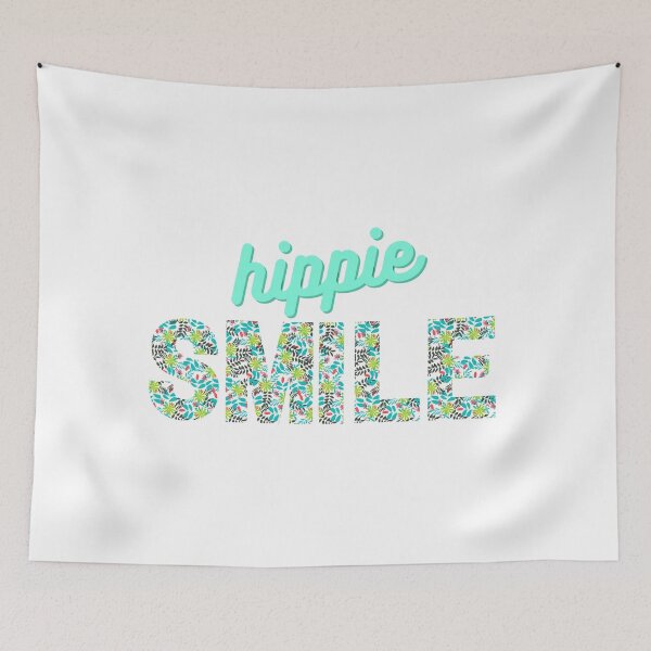 Item preview, Hippie lifestyle art slogan floral theme chill vibes designed and sold by TheSeasonalYard.
