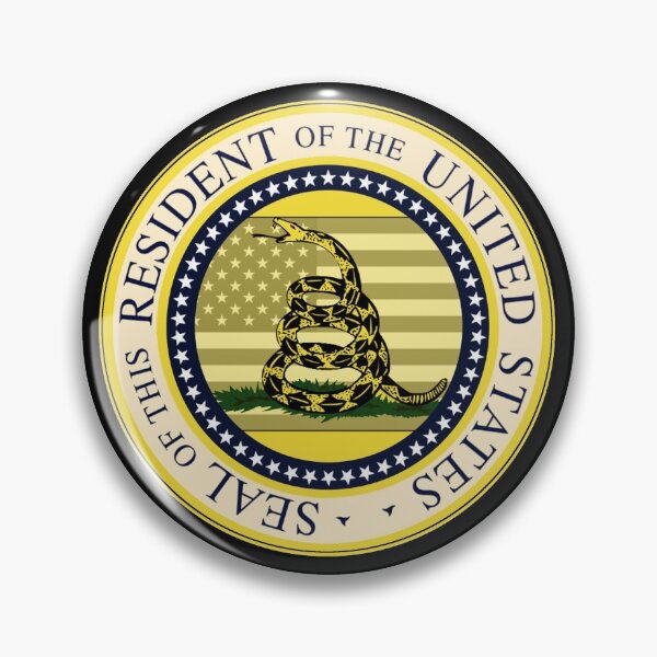 Item preview, RESIDENT OF THE UNITED STATES "Don't Tread On Me" / GADSDEN FLAG Freedom Libertarian Fan designed and sold by massiveink.
