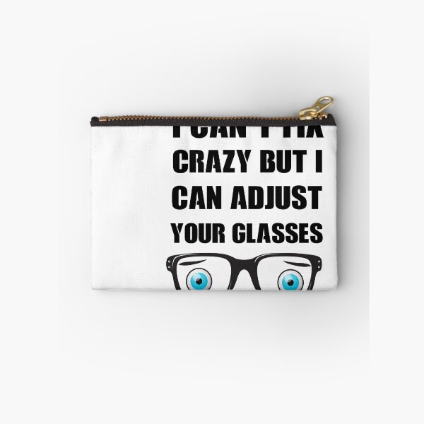 Item preview, I CAN'T FIX CRAZY BUT I CAN ADJUST YOUR GLASSES ,Funny Optometrist Women Eye Doctor Optician Eye Tech,eye specialist teacher designed and sold by specialcharms.