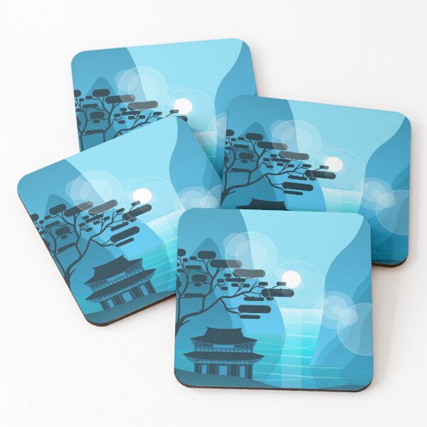 Item preview, Asian Temple Mountain Background designed and sold by JTS STORE.
