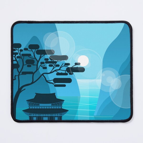 Item preview, Asian Temple Mountain Background designed and sold by JTS STORE.