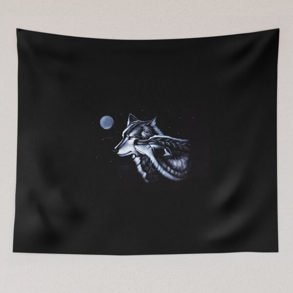 Item preview, romantic two wolves designed and sold by pop2021shirt.