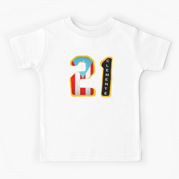Roberto Clemente 21 PR Flag Kids T-Shirt for Sale by SoLunAgua