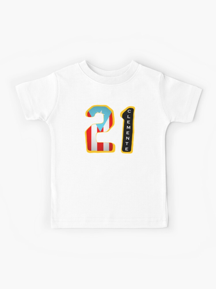 Roberto Clemente 21 PR Flag Kids T-Shirt for Sale by SoLunAgua .