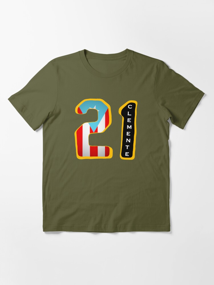 Clemente #21 Yellow Tee S / Yellow