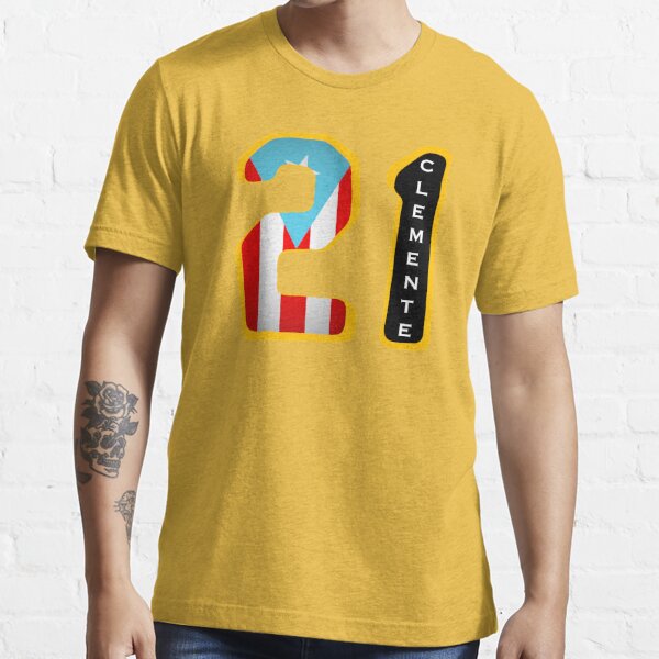 Roberto Clemente PR Short-Sleeve T-Shirt – FinePrintz