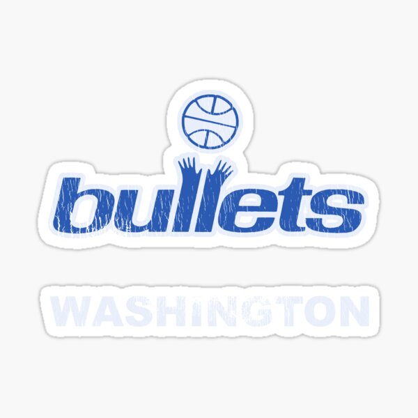 Washington Bullets Retro Defunct Basketball Team Sticker