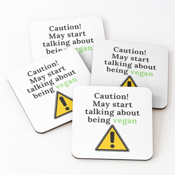 Item preview, Caution! May start talking about being vegan designed and sold by Daimonia51.
