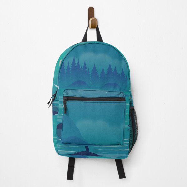 Item preview, Blue Style Lake With Mountain Background designed and sold by JTS STORE.