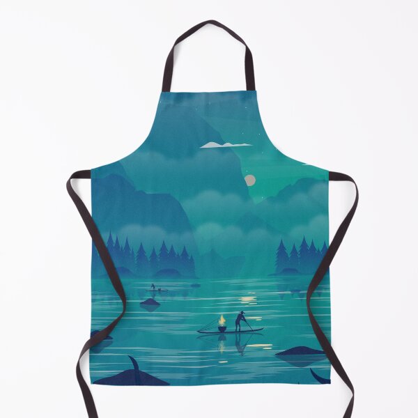 Item preview, Blue Style Lake With Mountain Background designed and sold by JTS STORE.