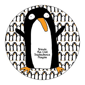 Artwork thumbnail, Brenda Penguin Clock by firstdog