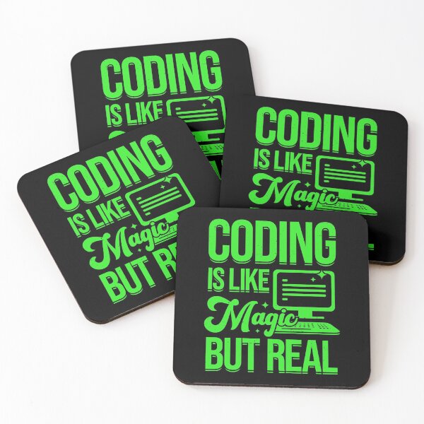 Item preview, Coding Is Like Magic But Real Programmer Gift designed and sold by Marcid95.