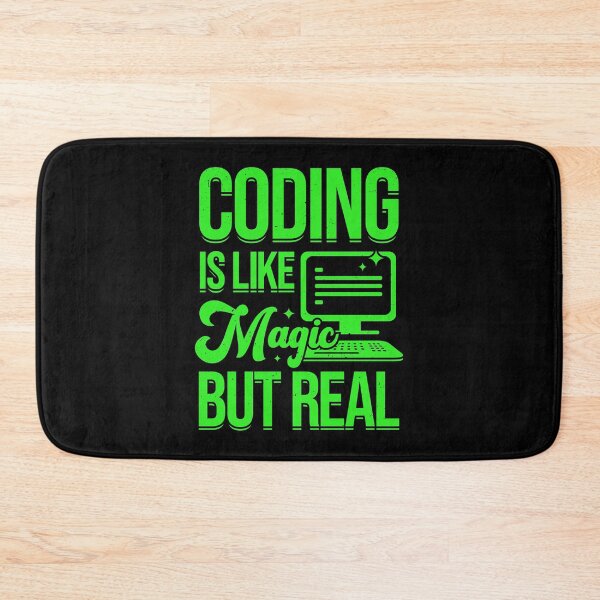 Item preview, Coding Is Like Magic But Real Programmer Gift designed and sold by Marcid95.