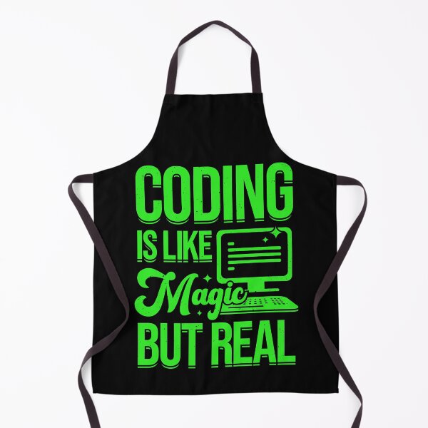Item preview, Coding Is Like Magic But Real Programmer Gift designed and sold by Marcid95.