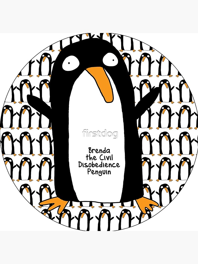 Thumbnail 4 of 4, Clock, Brenda Penguin Clock designed and sold by firstdog.