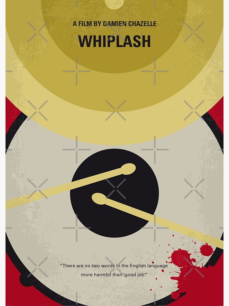 "Whiplash Minimal" Poster For Sale By Posterdise | Redbubble