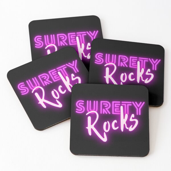 Item preview, Surety Rocks Pink Neon designed and sold by trendingatees.