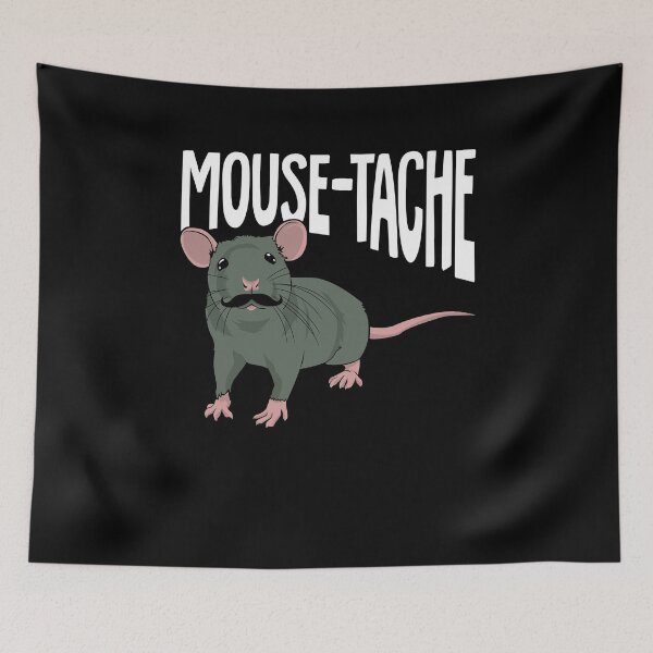 Item preview, Mouse-tache Fancy Mouse Pet Animal Lover Gift designed and sold by Marcid95.