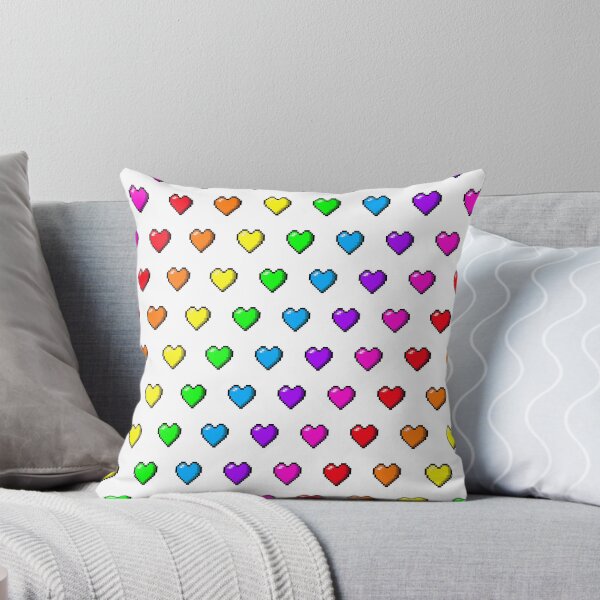 Item preview, GAY PRIDE PIXEL HEART PATTERN designed and sold by MysticPotato.