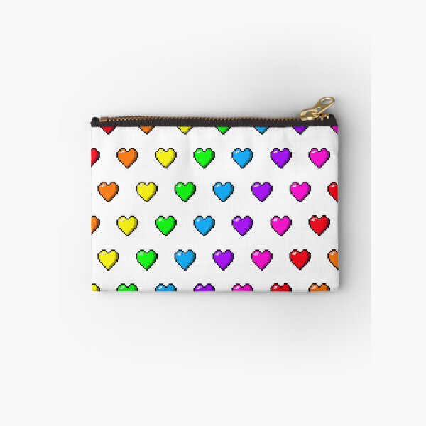 Item preview, GAY PRIDE PIXEL HEART PATTERN designed and sold by MysticPotato.