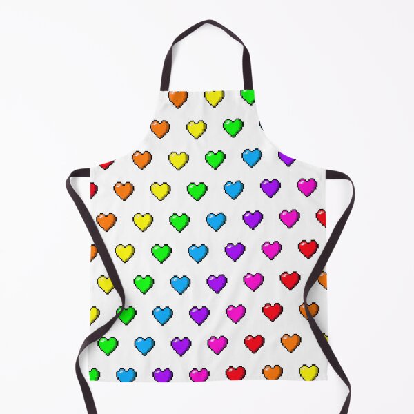 Item preview, GAY PRIDE PIXEL HEART PATTERN designed and sold by MysticPotato.