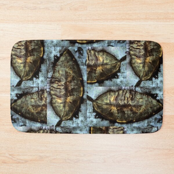 Item preview, Bold, Distinct and Beautiful Autumn Tree Leaves Pattern Collage in Water Color Style with Blue and Brown Color Shades having Classic and Premium Visual Appearance designed and sold by Wiggly Lines.
