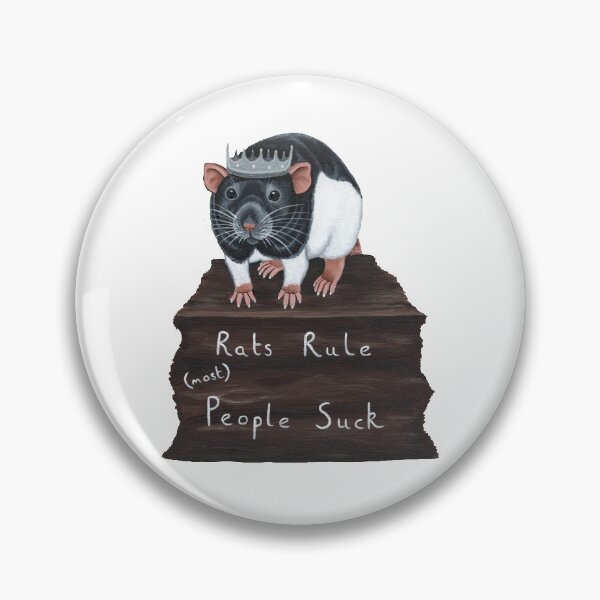Item preview, Rats Rule (most) People Suck designed and sold by WolfySilver.