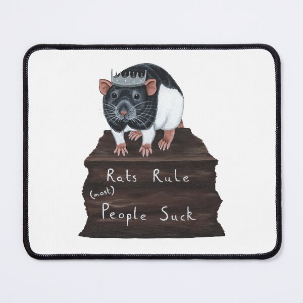 Item preview, Rats Rule (most) People Suck designed and sold by WolfySilver.