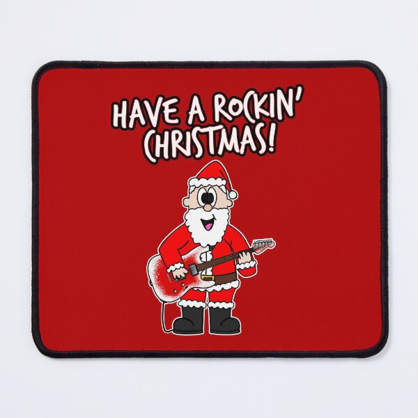 Item preview, Have A Rockin' Christmas Santa Guitarist Electric Guitar designed and sold by doodlerob.