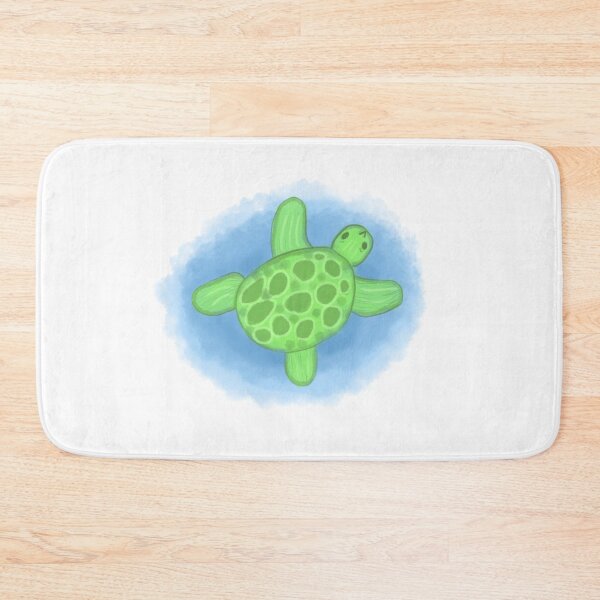 Item preview, Happy Sea Turtle Illustration designed and sold by kelnan.