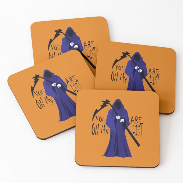 Item preview, Your Are On My List, Grim Reaper and Bloody Halloween designed and sold by DAFIN.