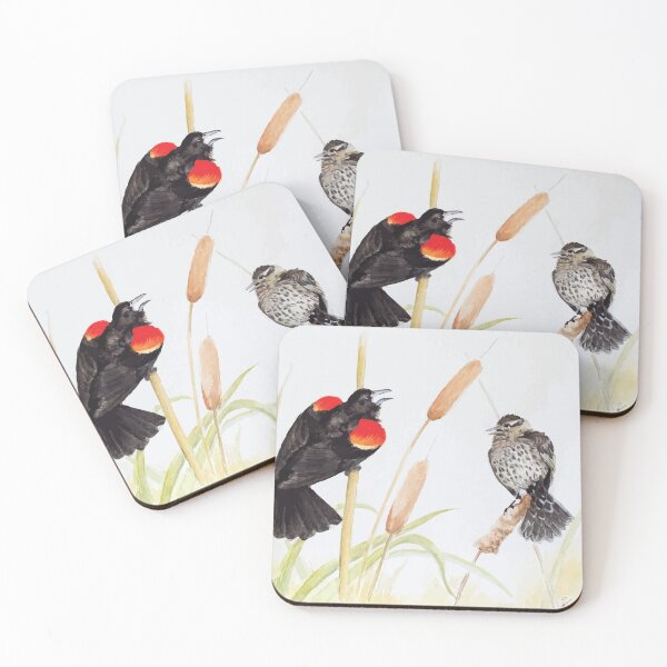 Item preview, redwinged blackbirds designed and sold by Robin   King.