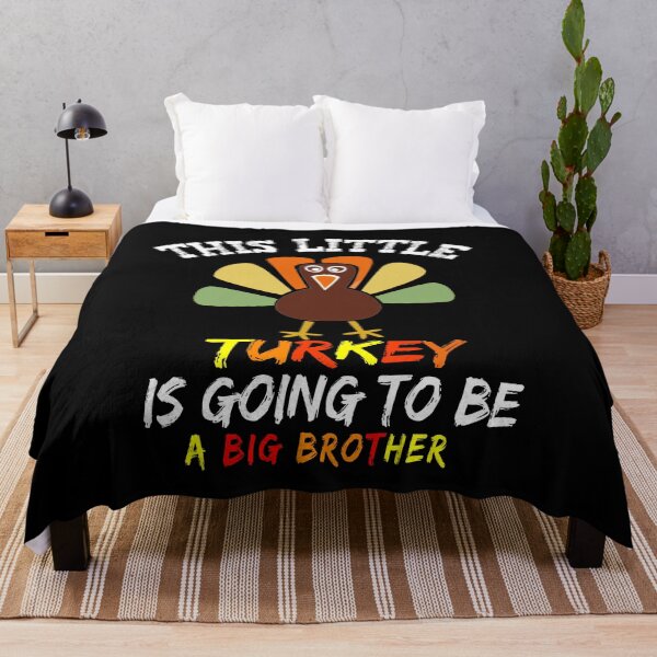 Item preview, This little turkey is going to be a big brother designed and sold by illustrapho.
