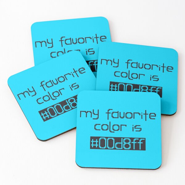 Item preview, My Favorite Color Is #00d8ff designed and sold by rin3d .
