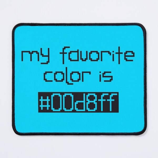 Item preview, My Favorite Color Is #00d8ff designed and sold by rin3d .