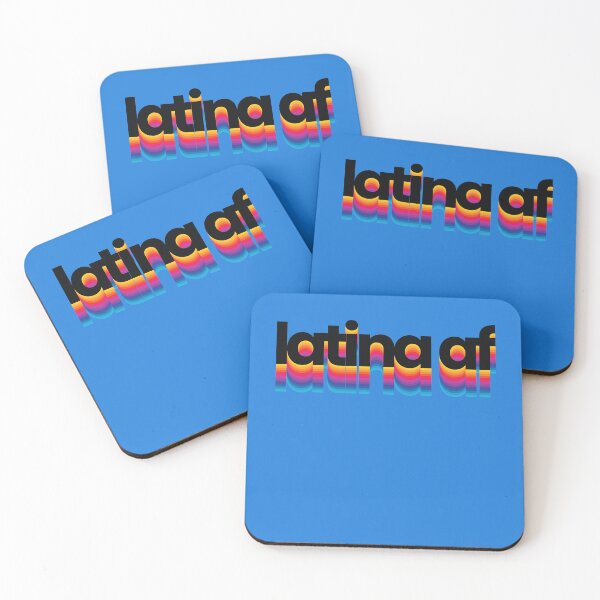 Item preview, latina af colorful trendy rainbow modern designed and sold by myrgomez.